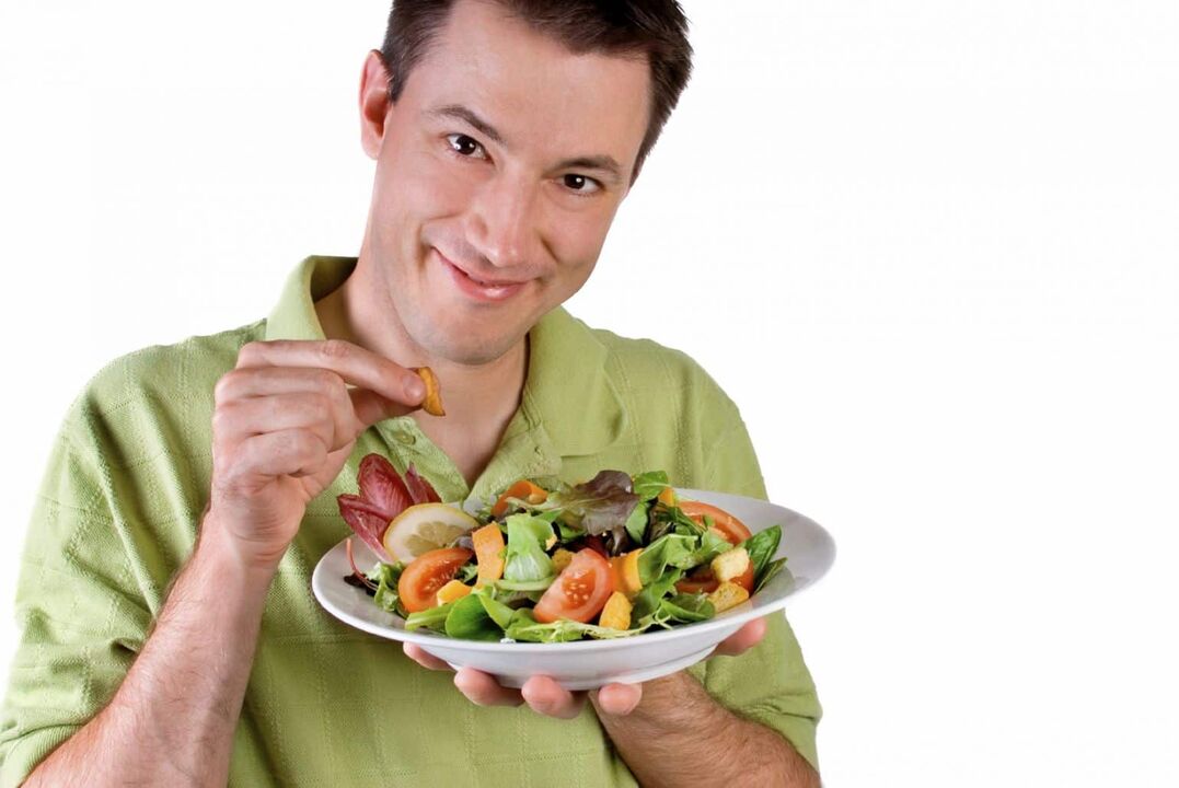 salada de legumes para potência masculina